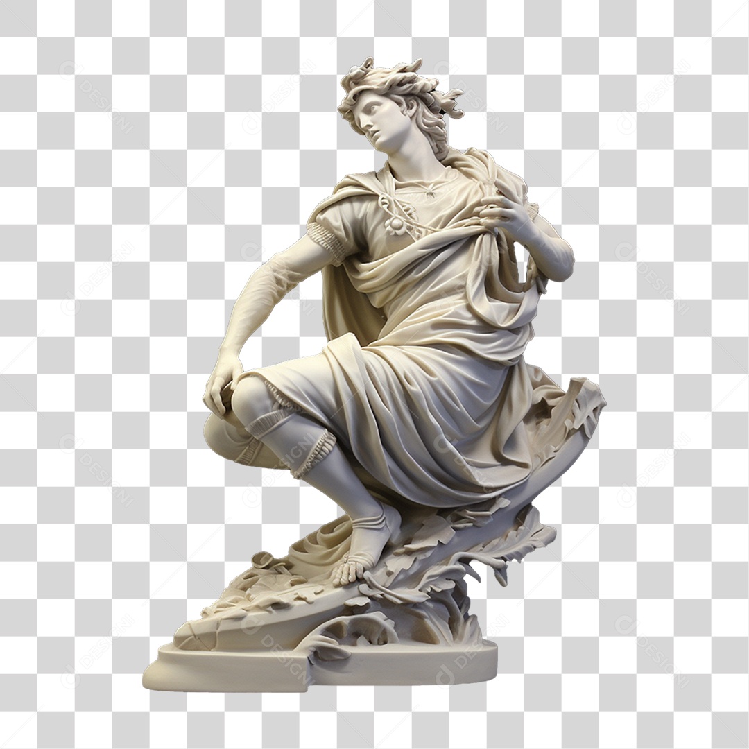 Estátua de Gesso PNG Transparente