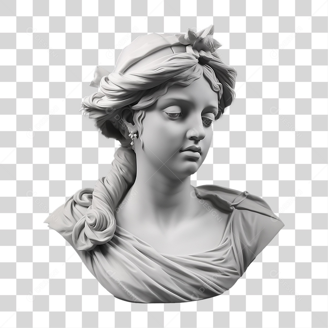 Estátua de Gesso PNG Transparente