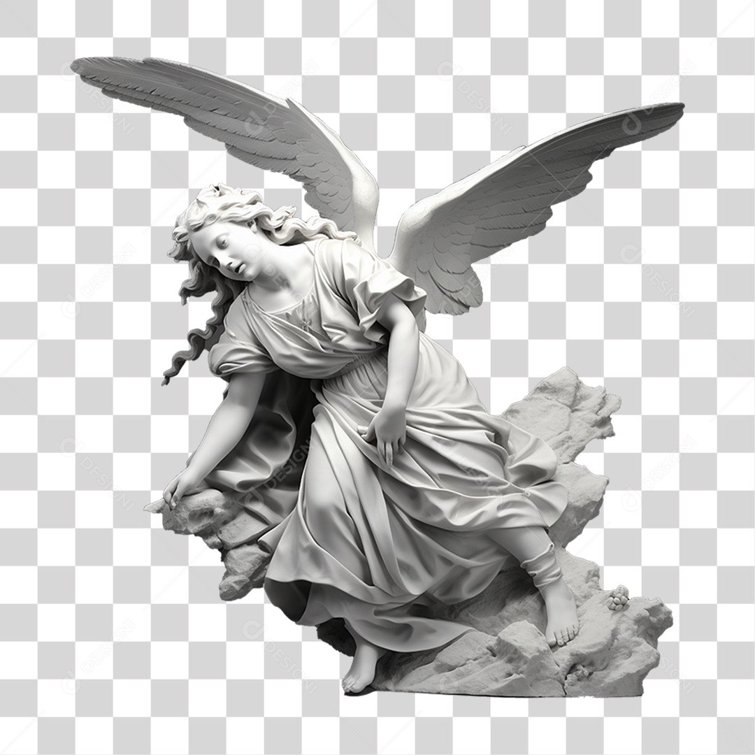 Estátua de Gesso PNG Transparente