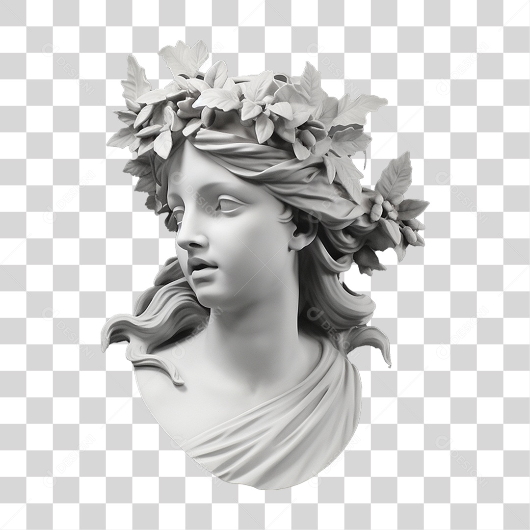 Estátua de Gesso PNG Transparente