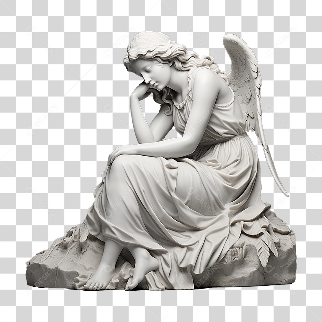 Estátua de Gesso PNG Transparente