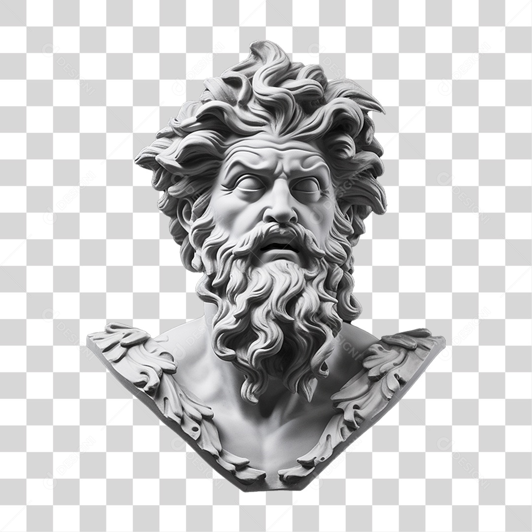 Estátua de Gesso PNG Transparente