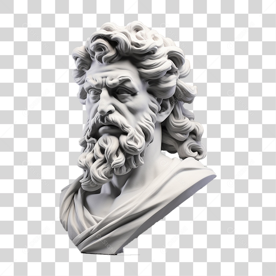 Estátua de Gesso PNG Transparente