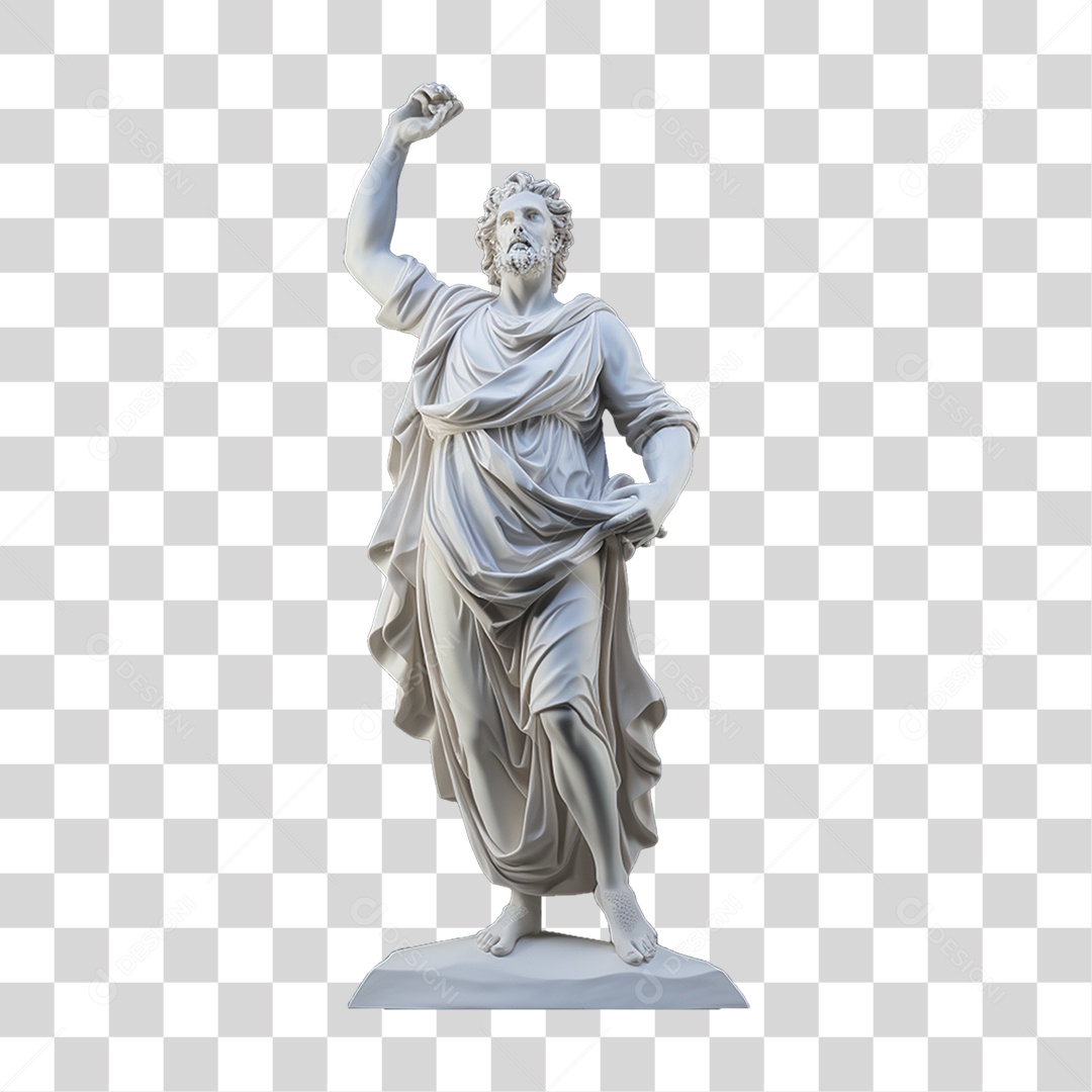 Estátua de Gesso PNG Transparente