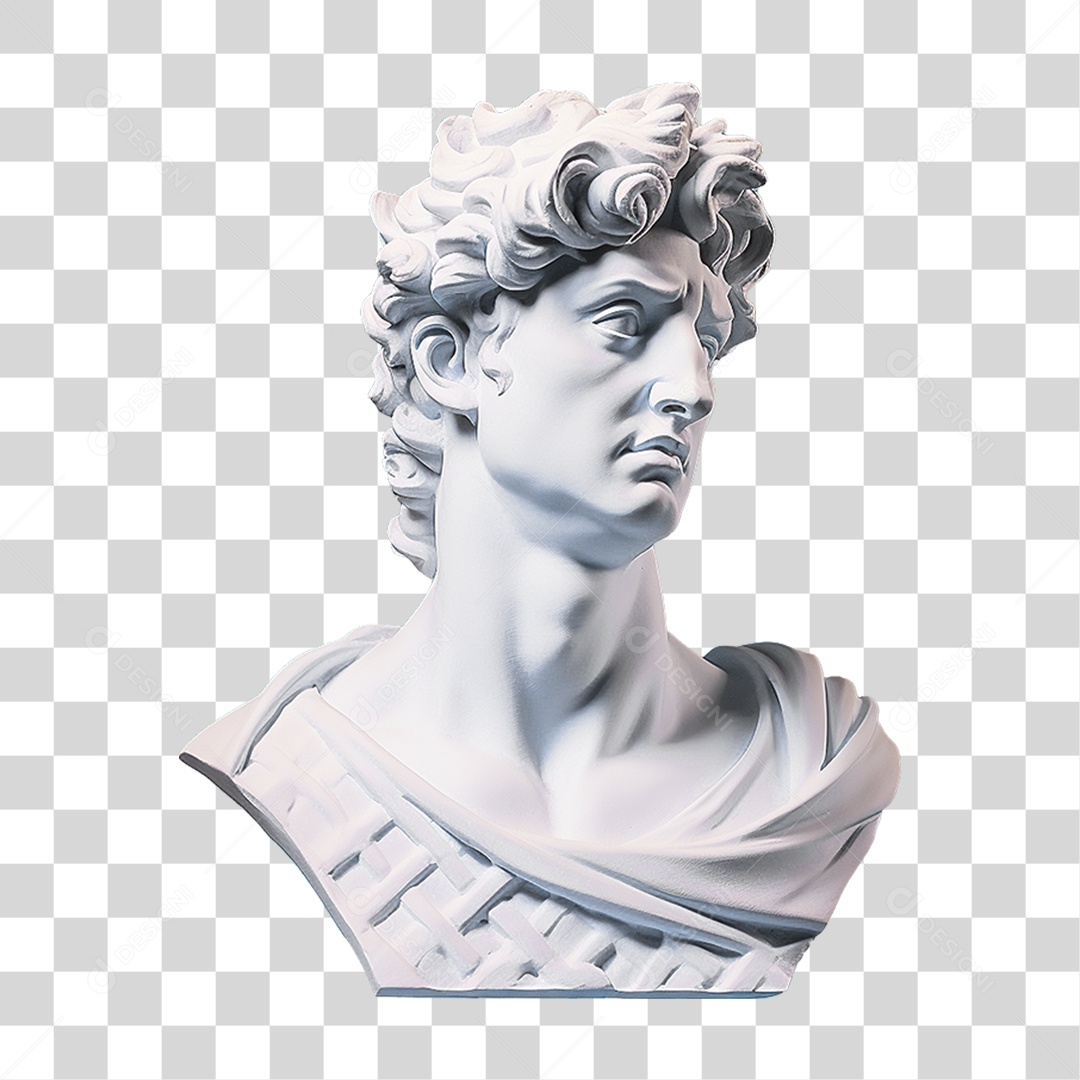 Estátua de Gesso PNG Transparente