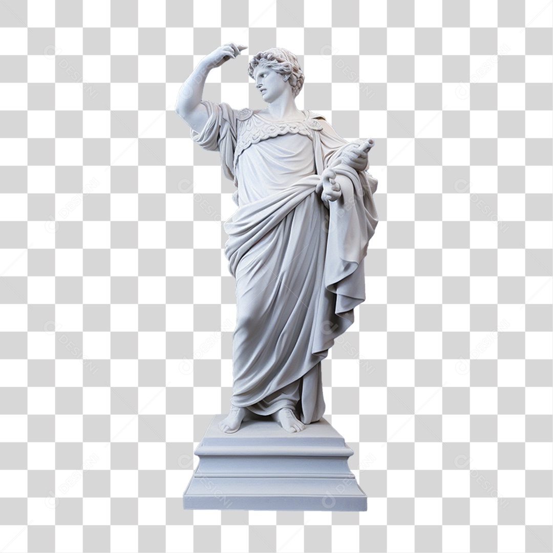 Estátua de Gesso PNG Transparente