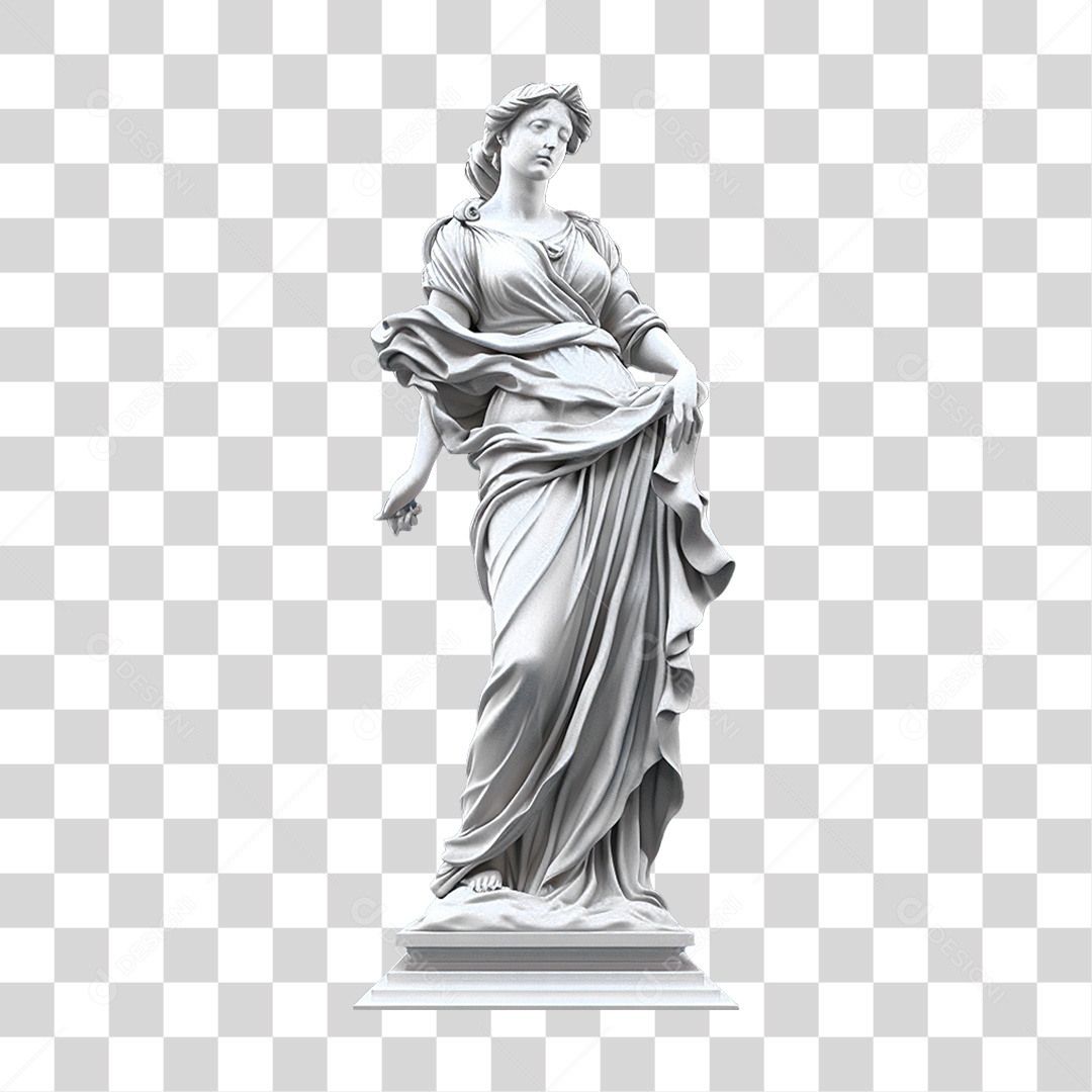 Estátua de Gesso PNG Transparente