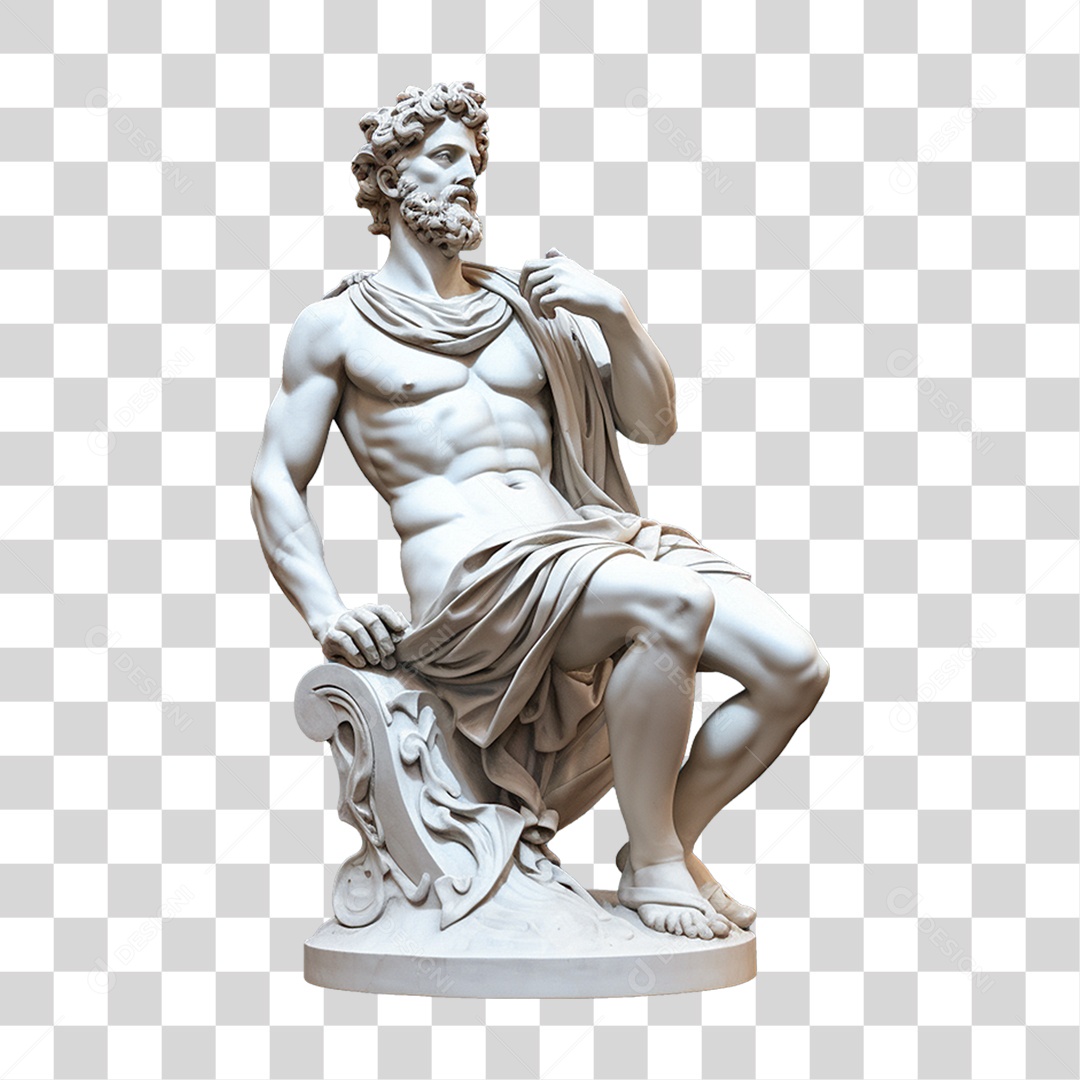 Estátua de Gesso PNG Transparente