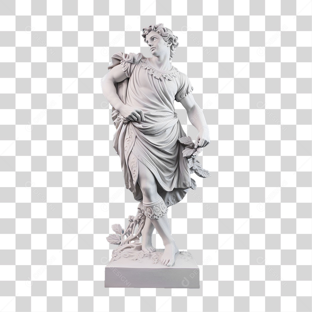 Estátua de Gesso PNG Transparente