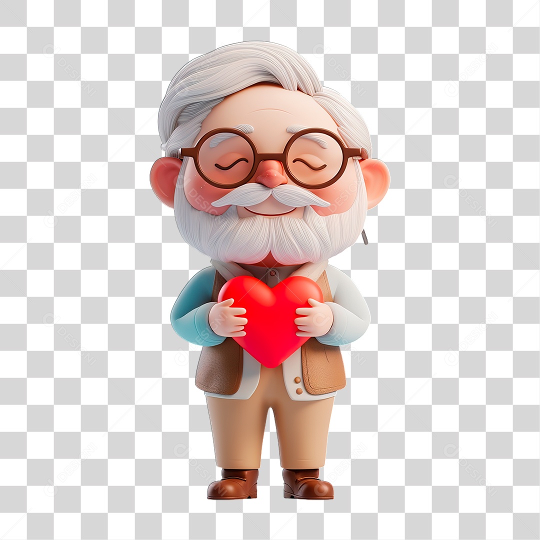 Personagem Professor PNG Transparente