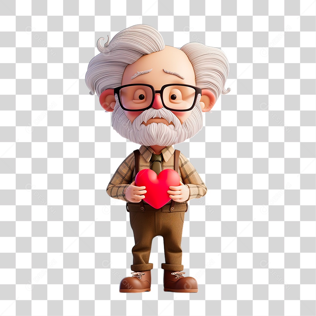 Personagem Professor PNG Transparente