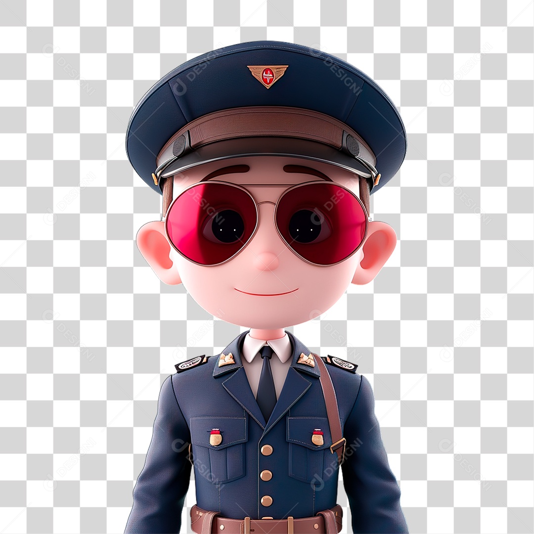 Piloto de Avião PNG Transparente