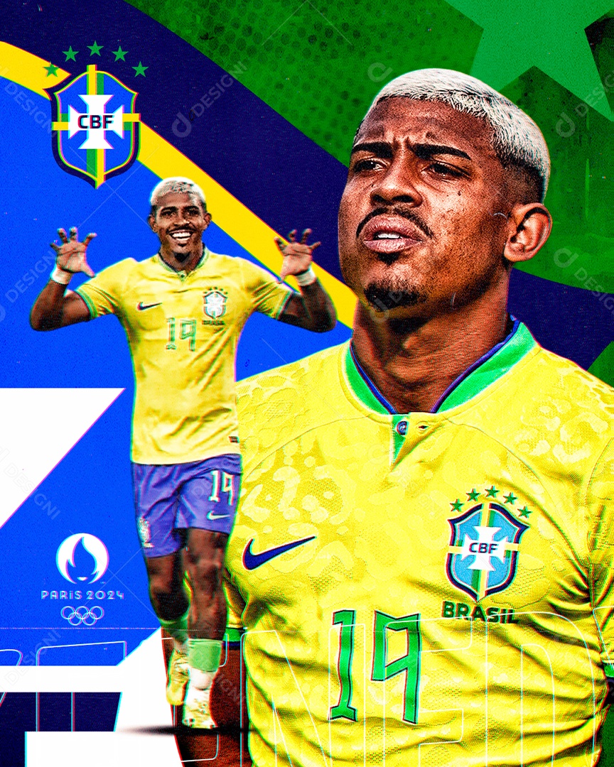 John Kennedy Convocado Seleção Brasileira PSD Editável