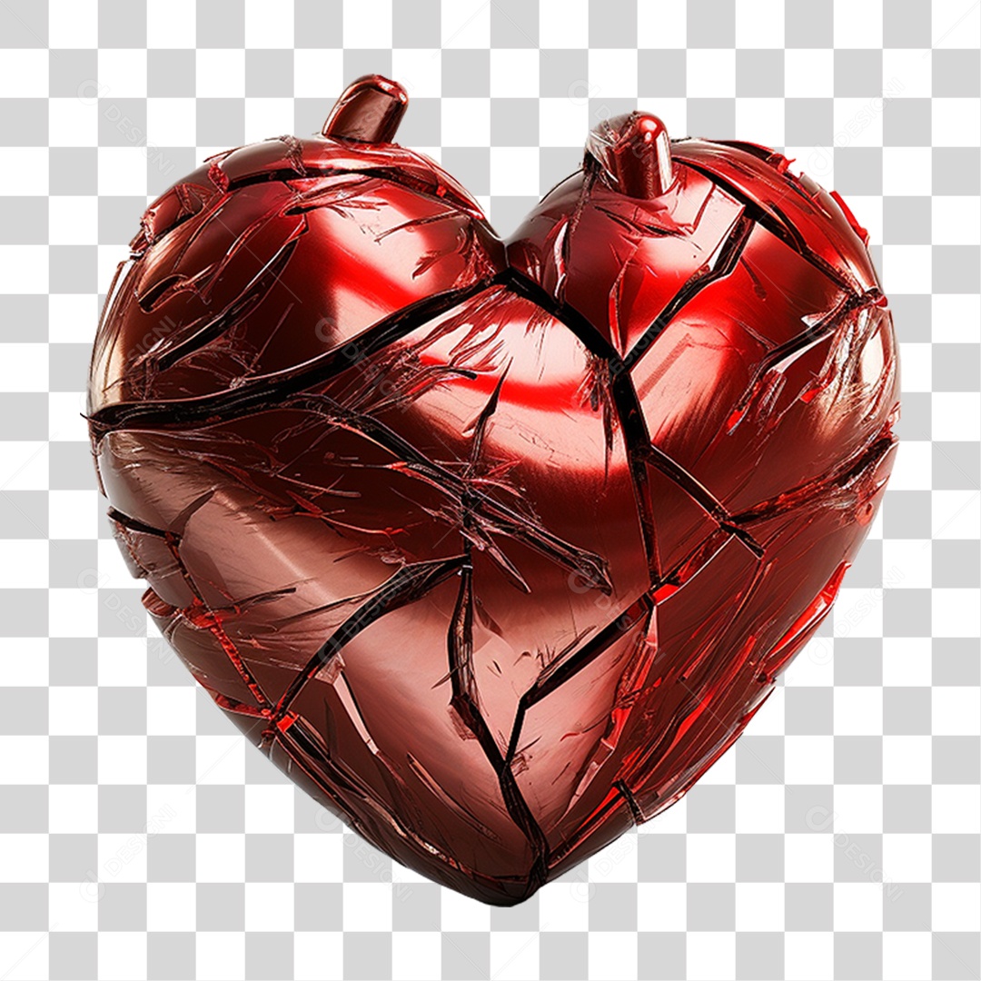 Coração Vermelho PNG Transparente