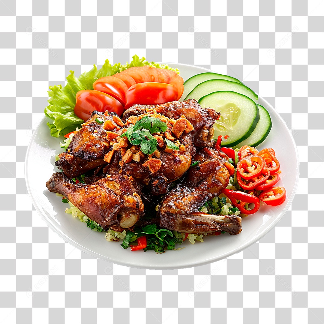 Prato de Comida PNG Transparente