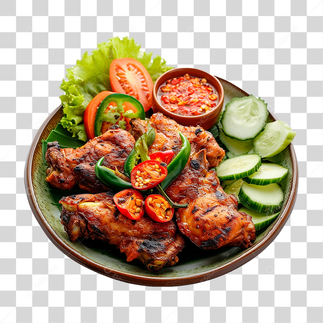 Prato de Comida PNG Transparente