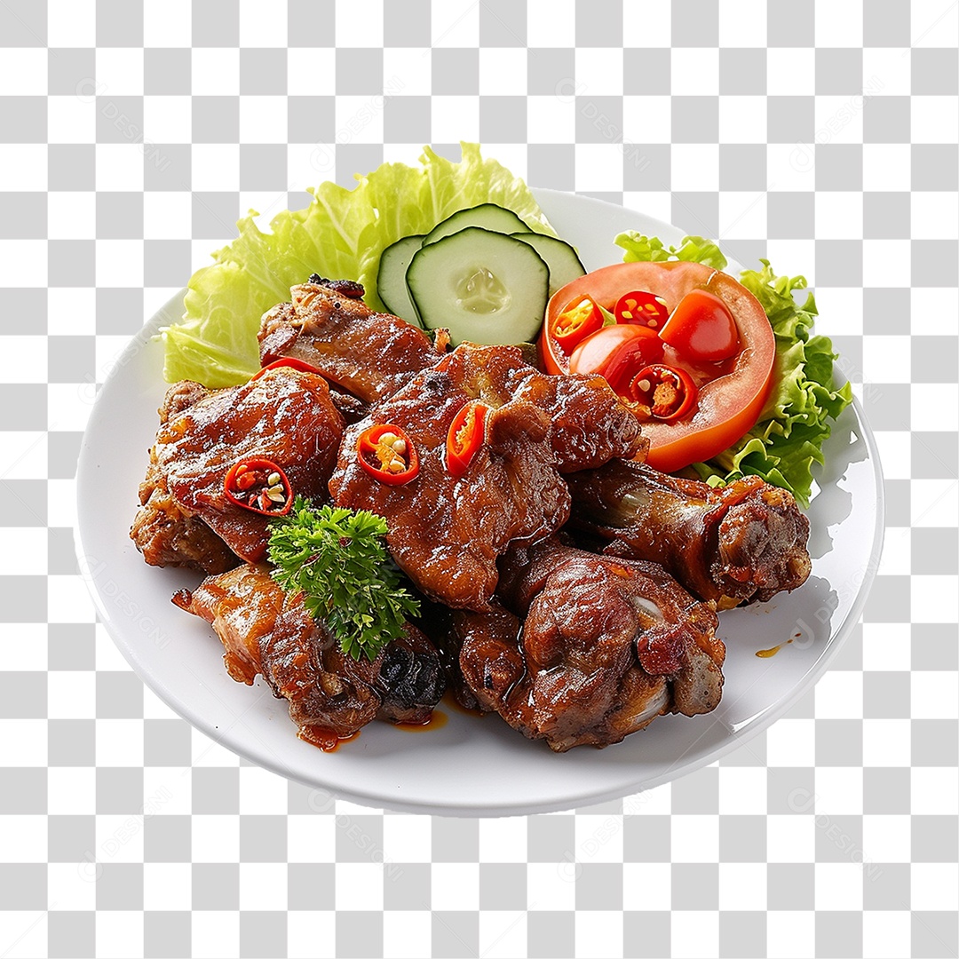 Pato Frito PNG Transparente