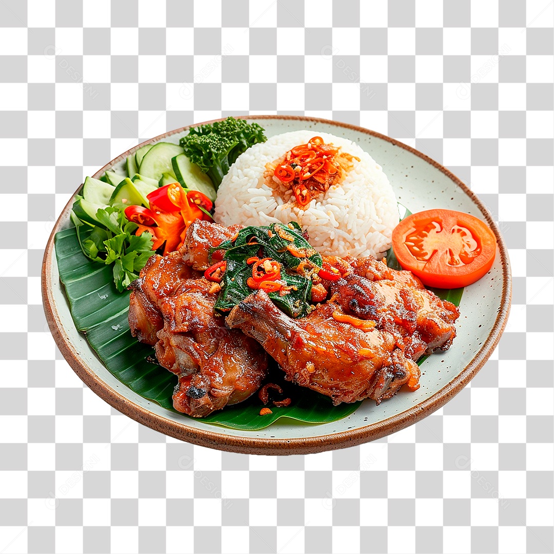 Prato de Comida PNG Transparente