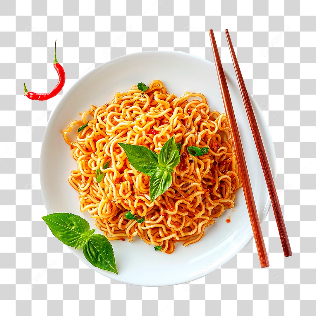 Prato de Macarrão PNG Transparente