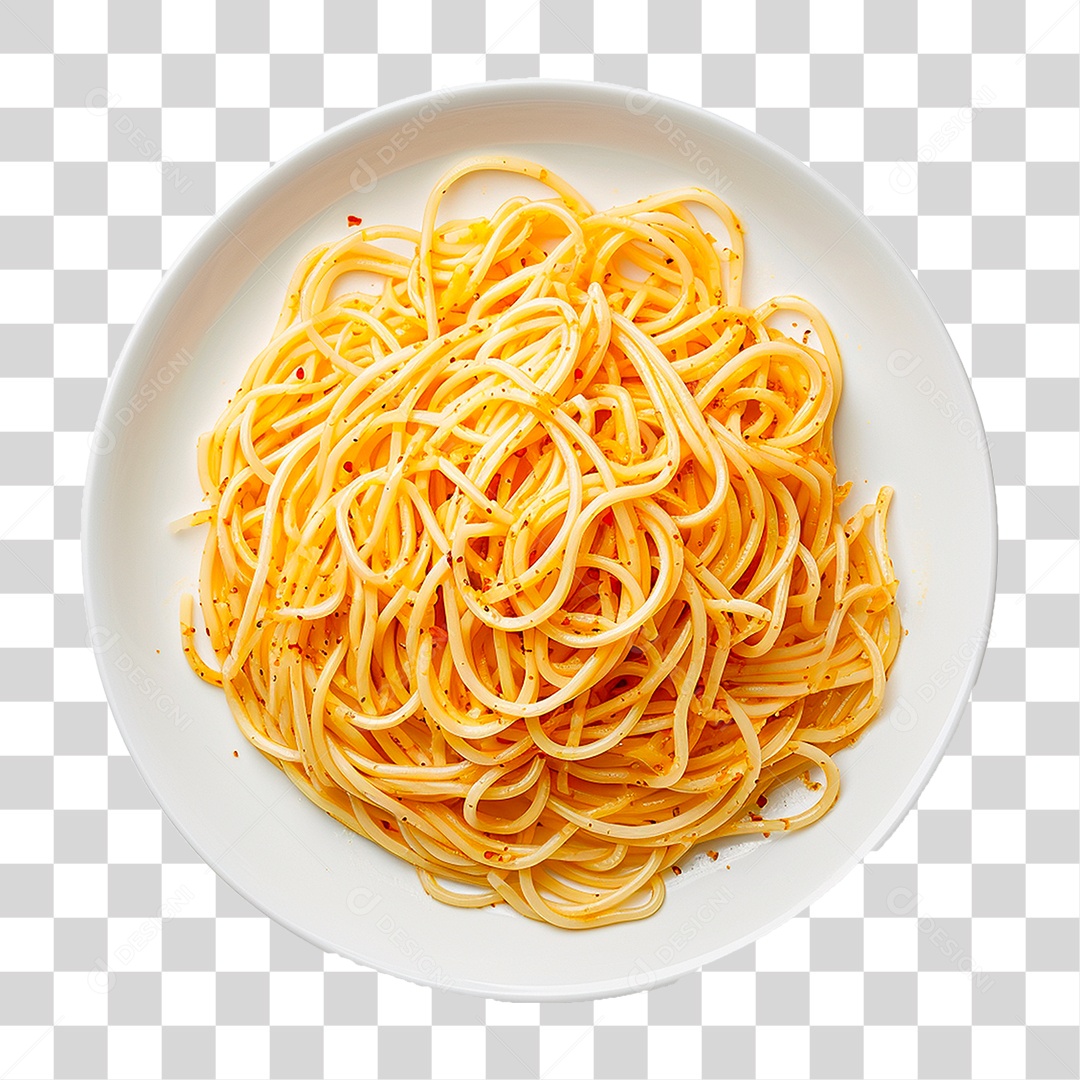 Prato de Macarrão PNG Transparente