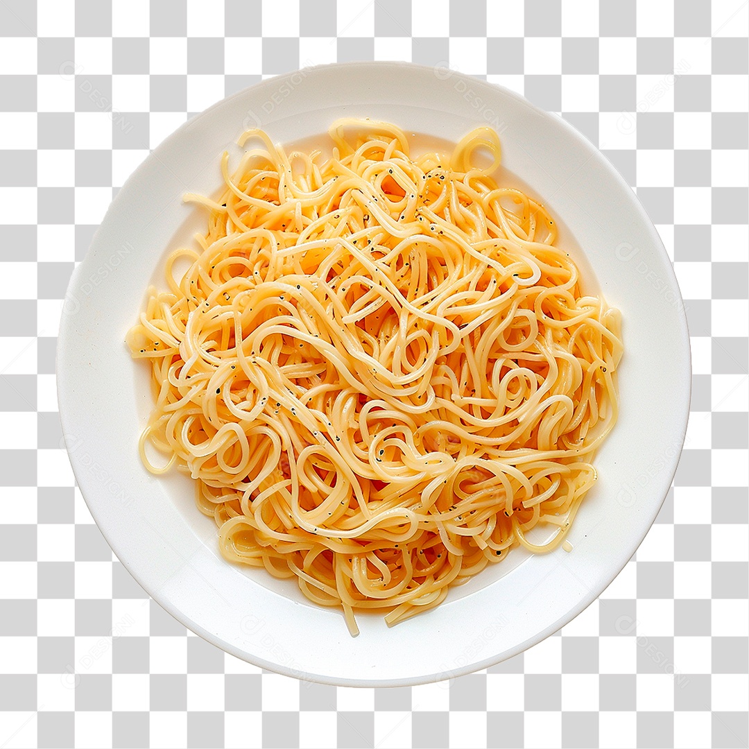 Prato de Macarrão PNG Transparente