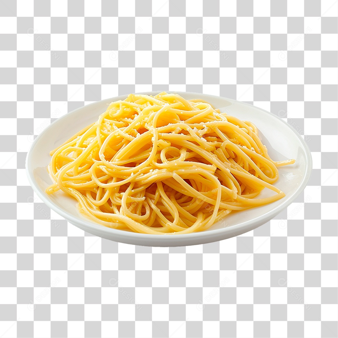 Prato de Macarrão PNG Transparente