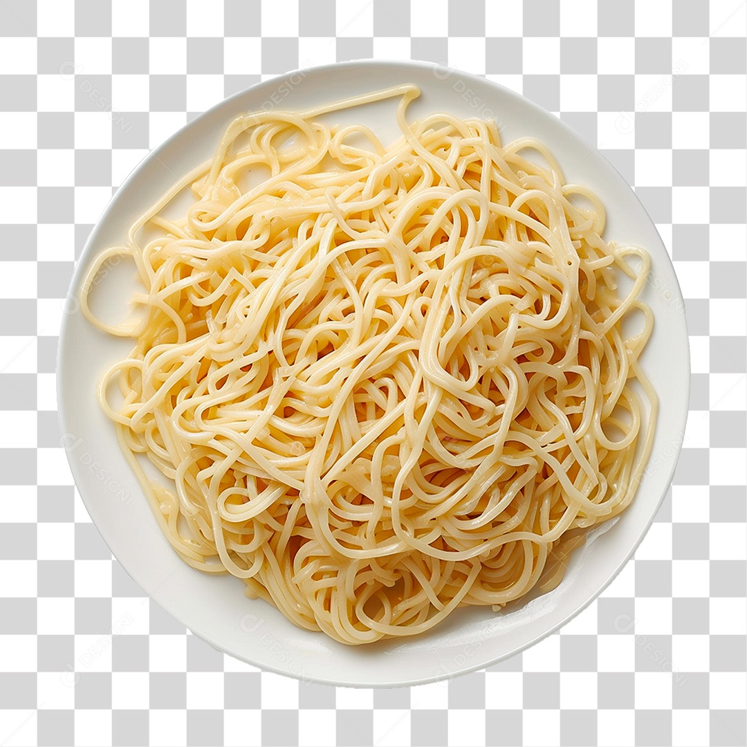 Prato de Macarrão PNG Transparente