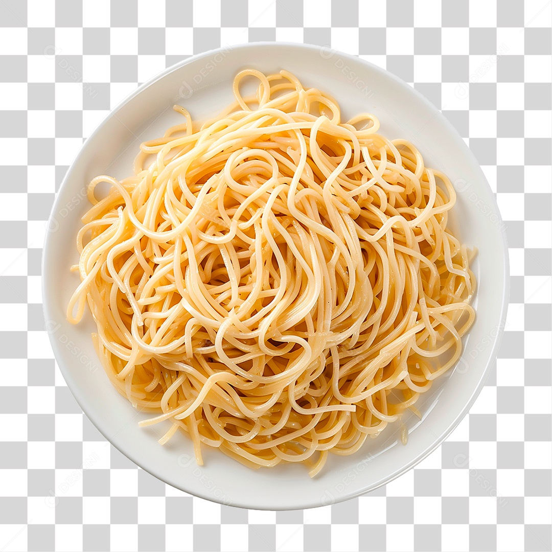 Prato de Macarrão PNG Transparente