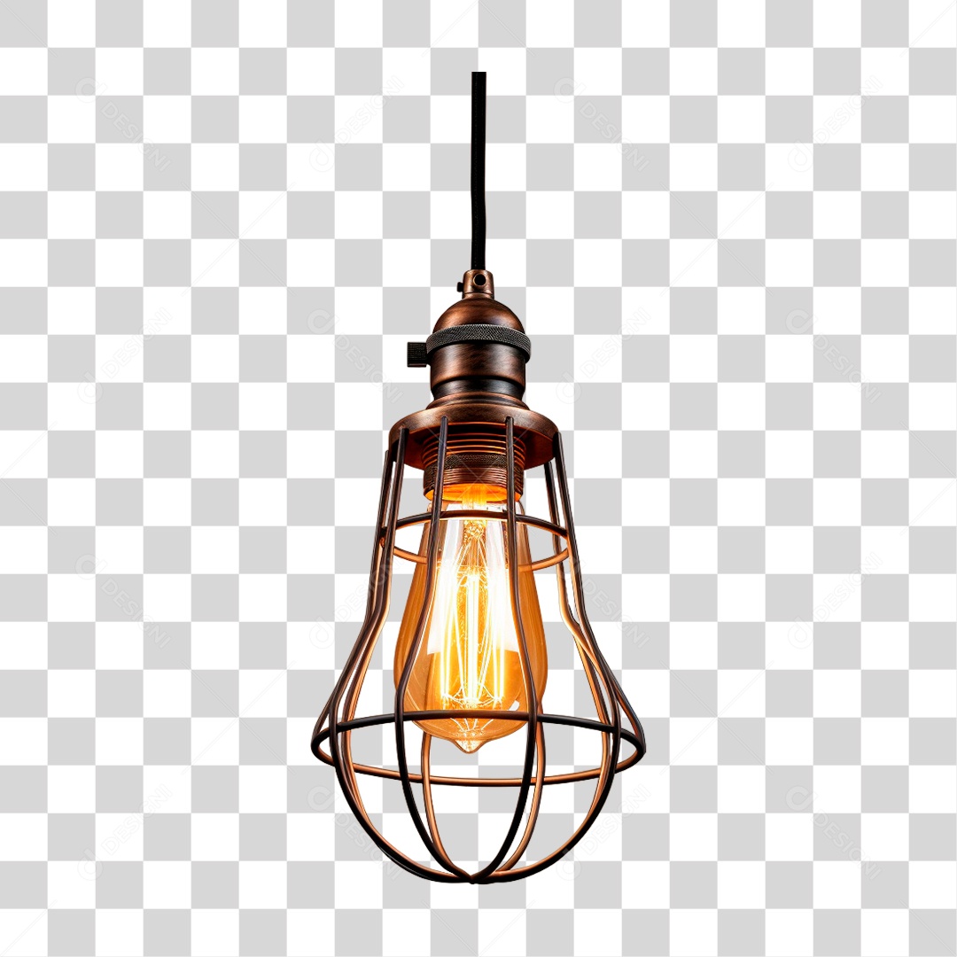 Elemento 3D Lâmpada Luzes Decoração PNG Transparente