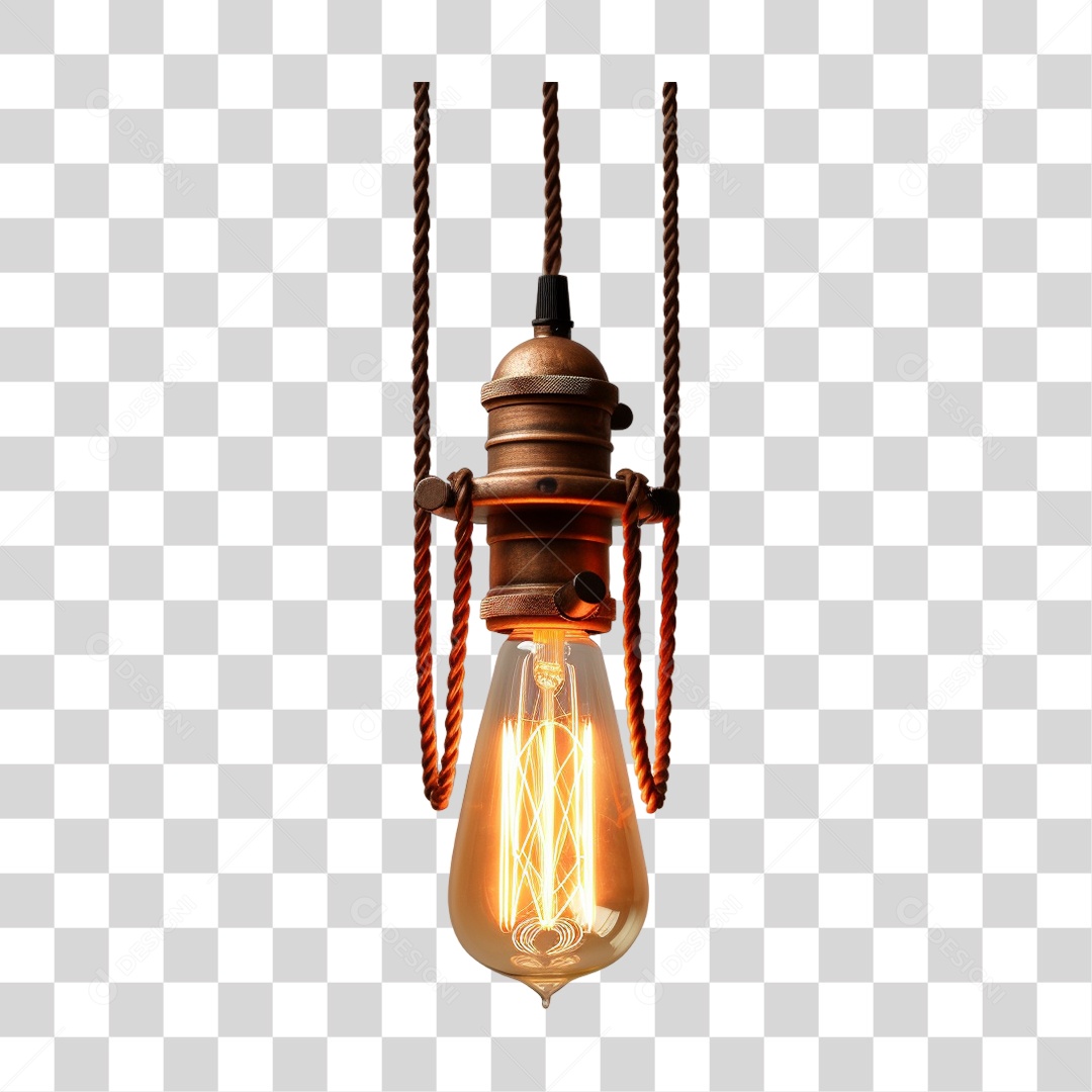 Elemento 3D Lâmpada Luzes Decoração PNG Transparente