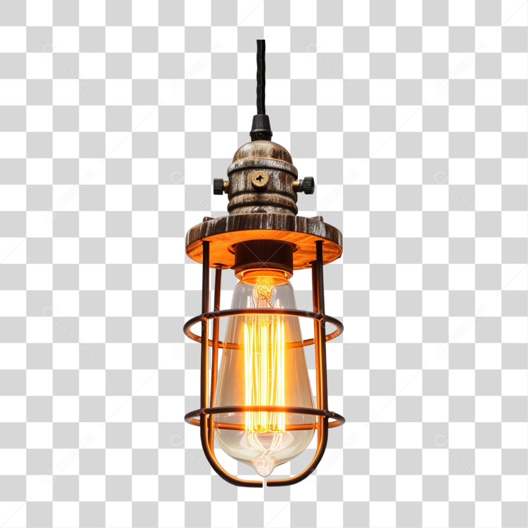 Elemento 3D Lâmpada Luzes Decoração PNG Transparente