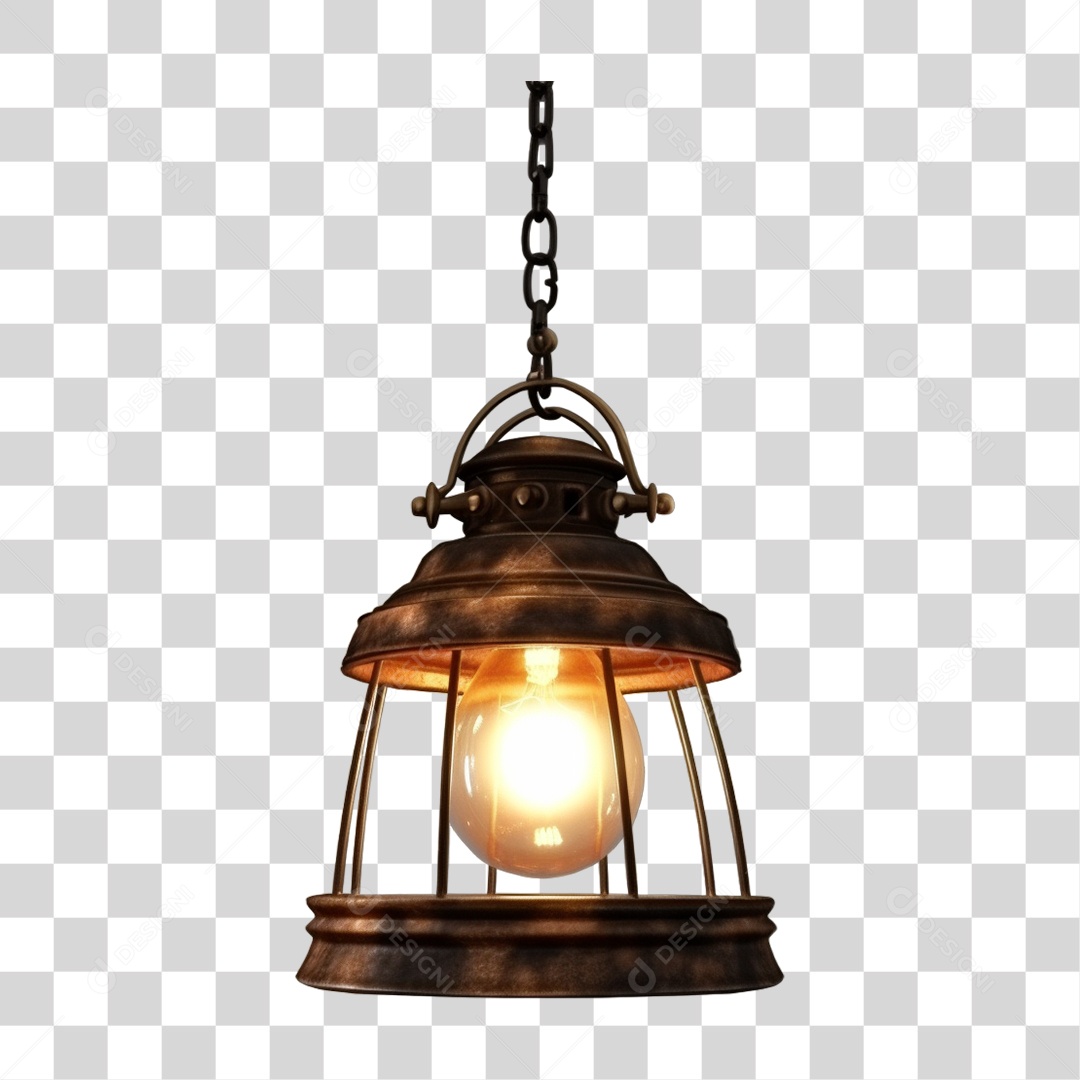 Elemento 3D Lâmpada Luzes Decoração PNG Transparente