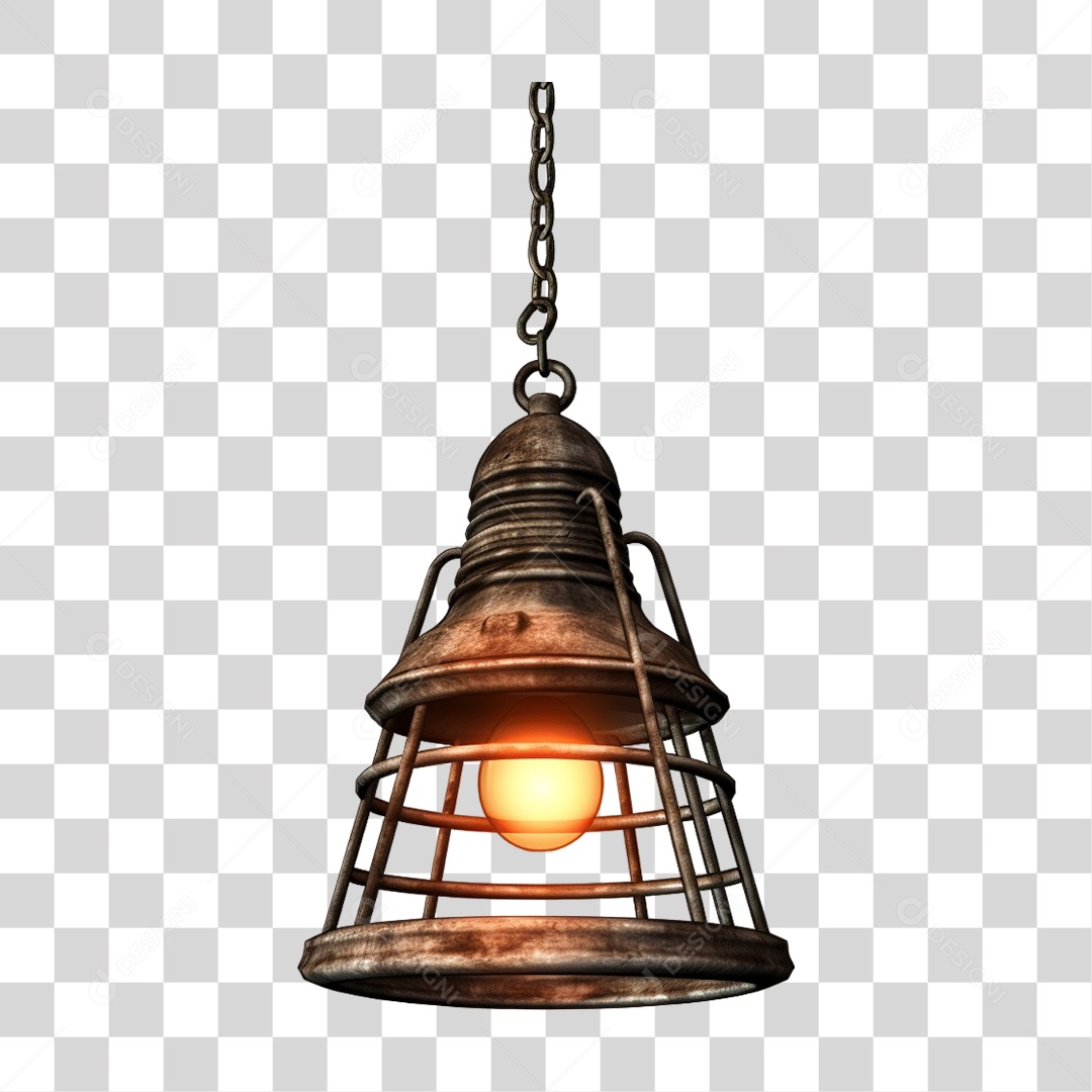 Elemento 3D Lâmpada Luzes Decoração PNG Transparente