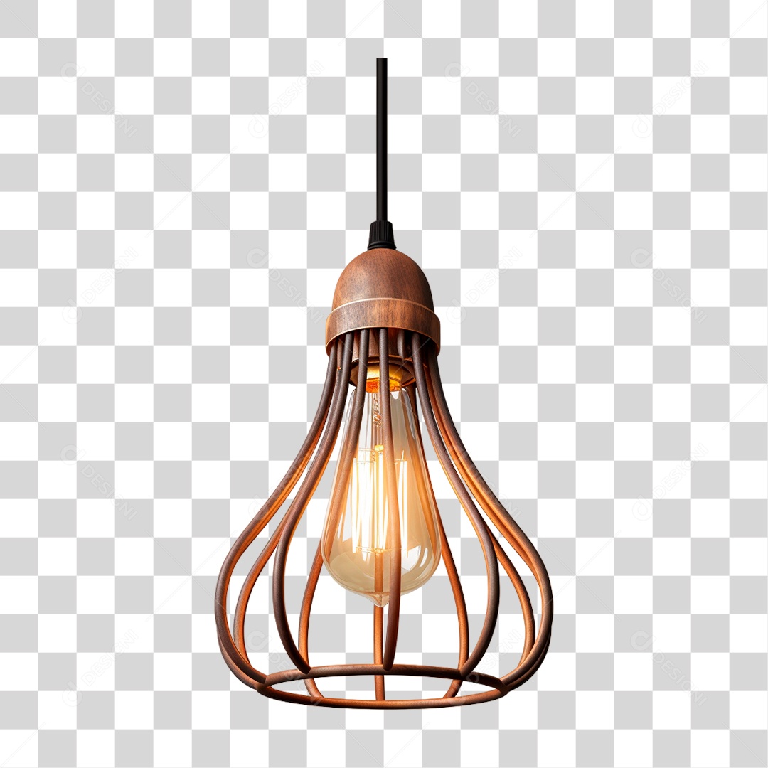 Elemento 3D Lâmpada Luzes Decoração PNG Transparente