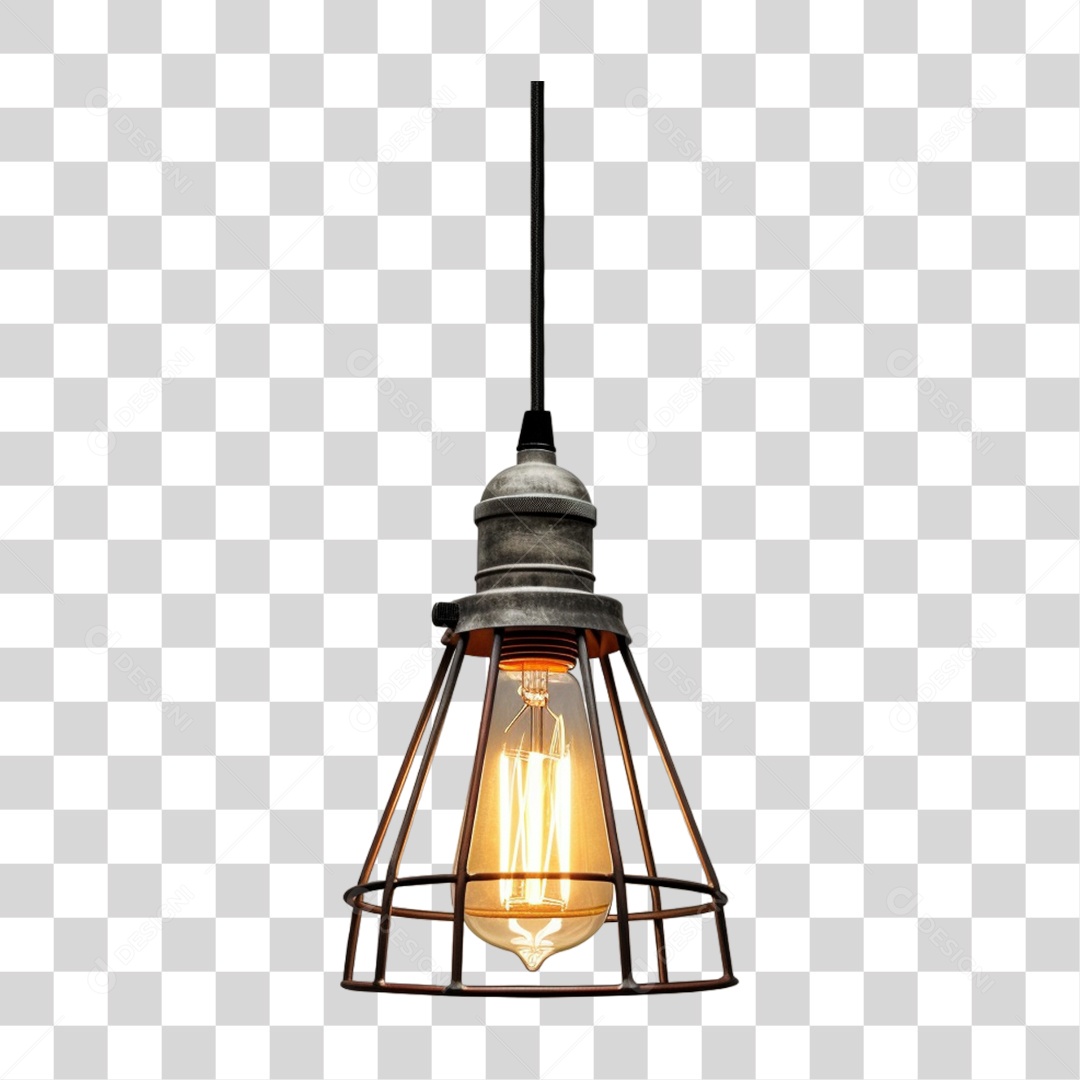 Elemento 3D Lâmpada Luzes Decoração PNG Transparente