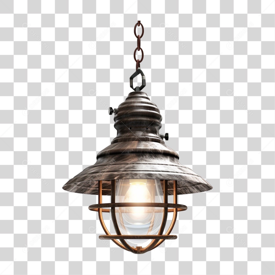 Elemento 3D Lâmpada Luzes Decoração PNG Transparente