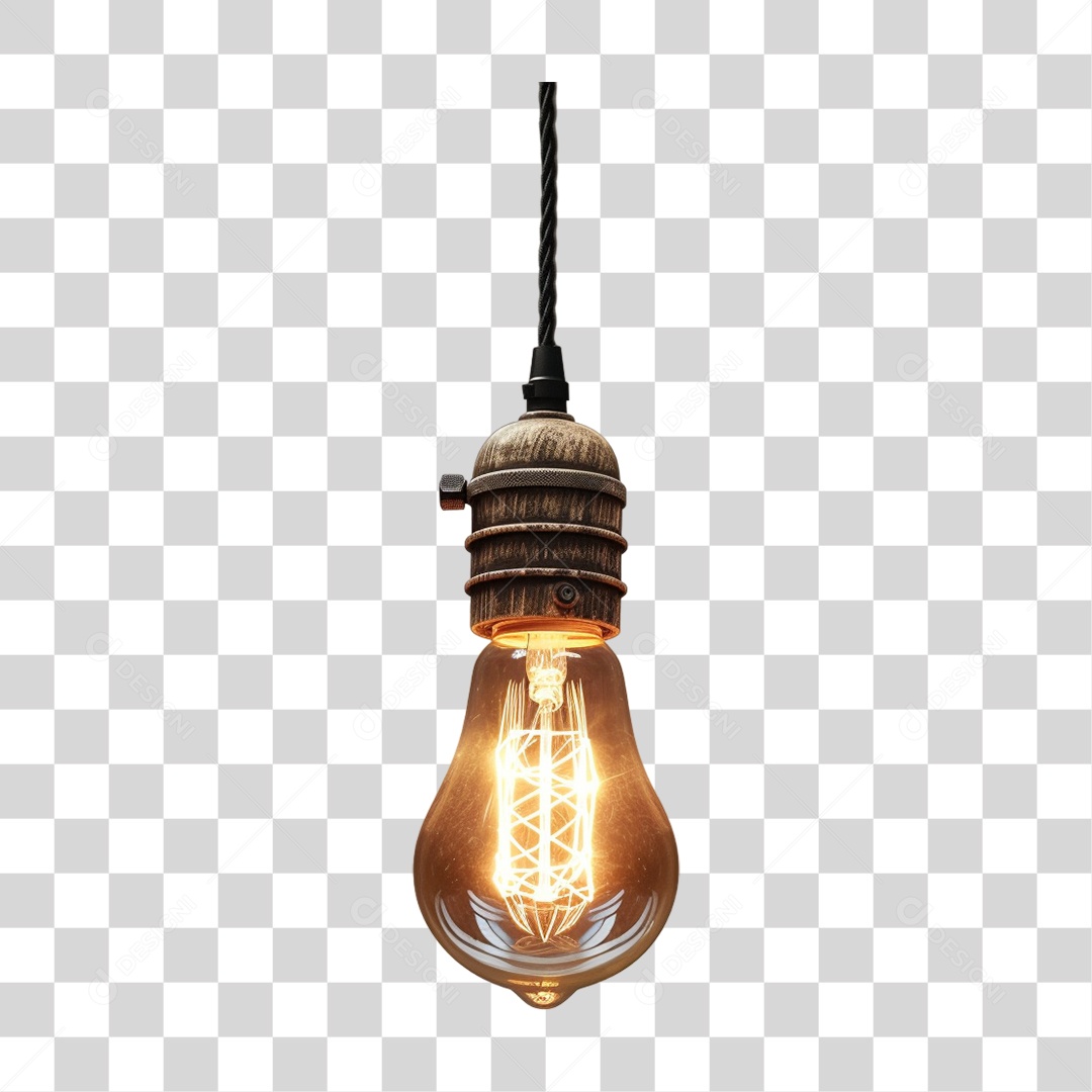 Elemento 3D Lâmpada Luzes Decoração PNG Transparente