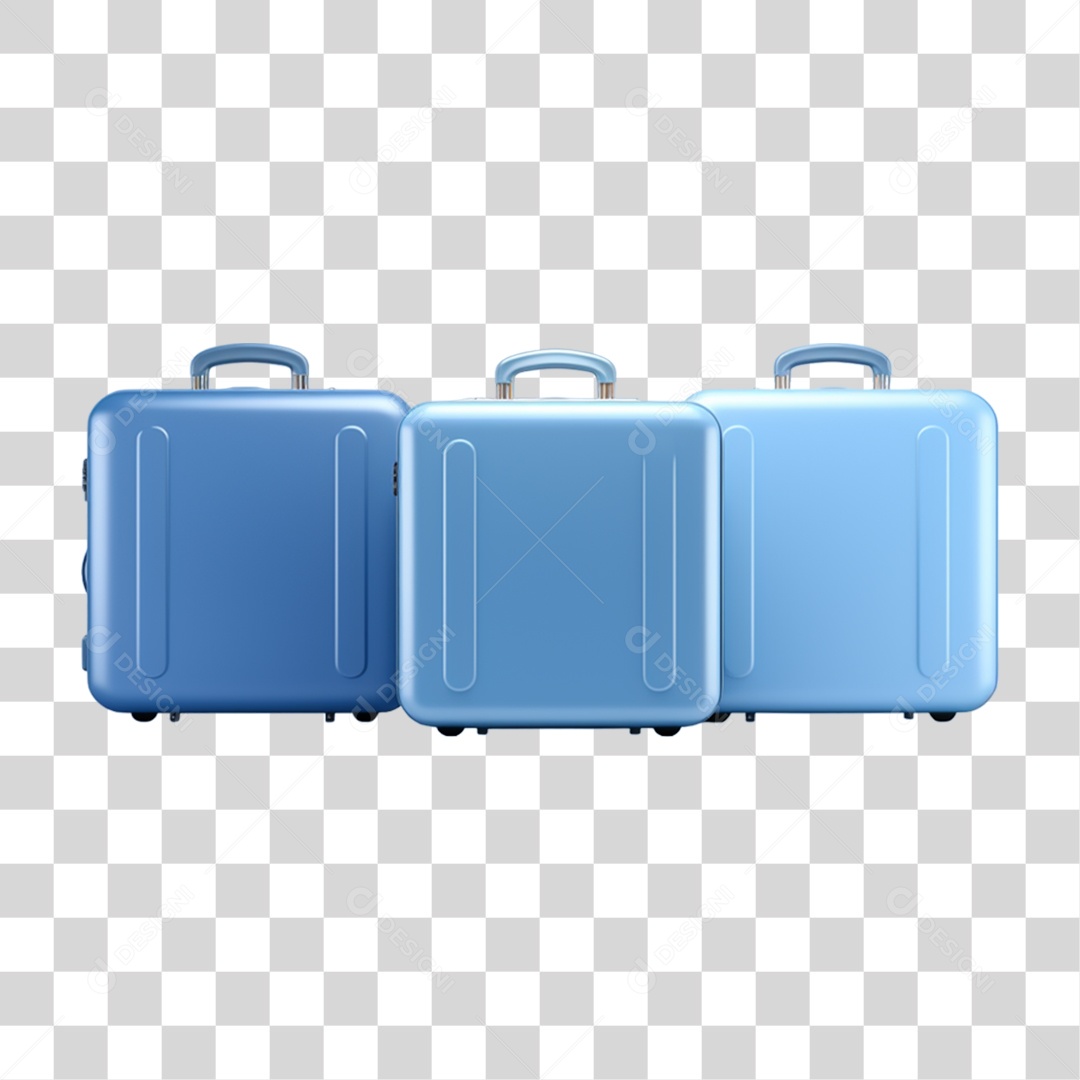 Mala de Viagem Passeio PNG Transparente