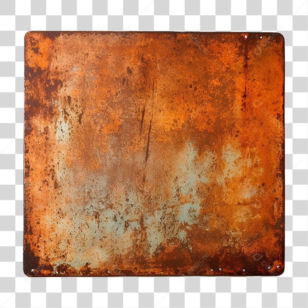 Placa de Metal PNG Transparente