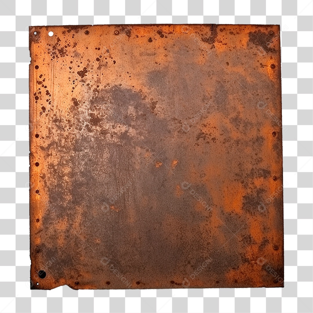 Placa de Metal PNG Transparente