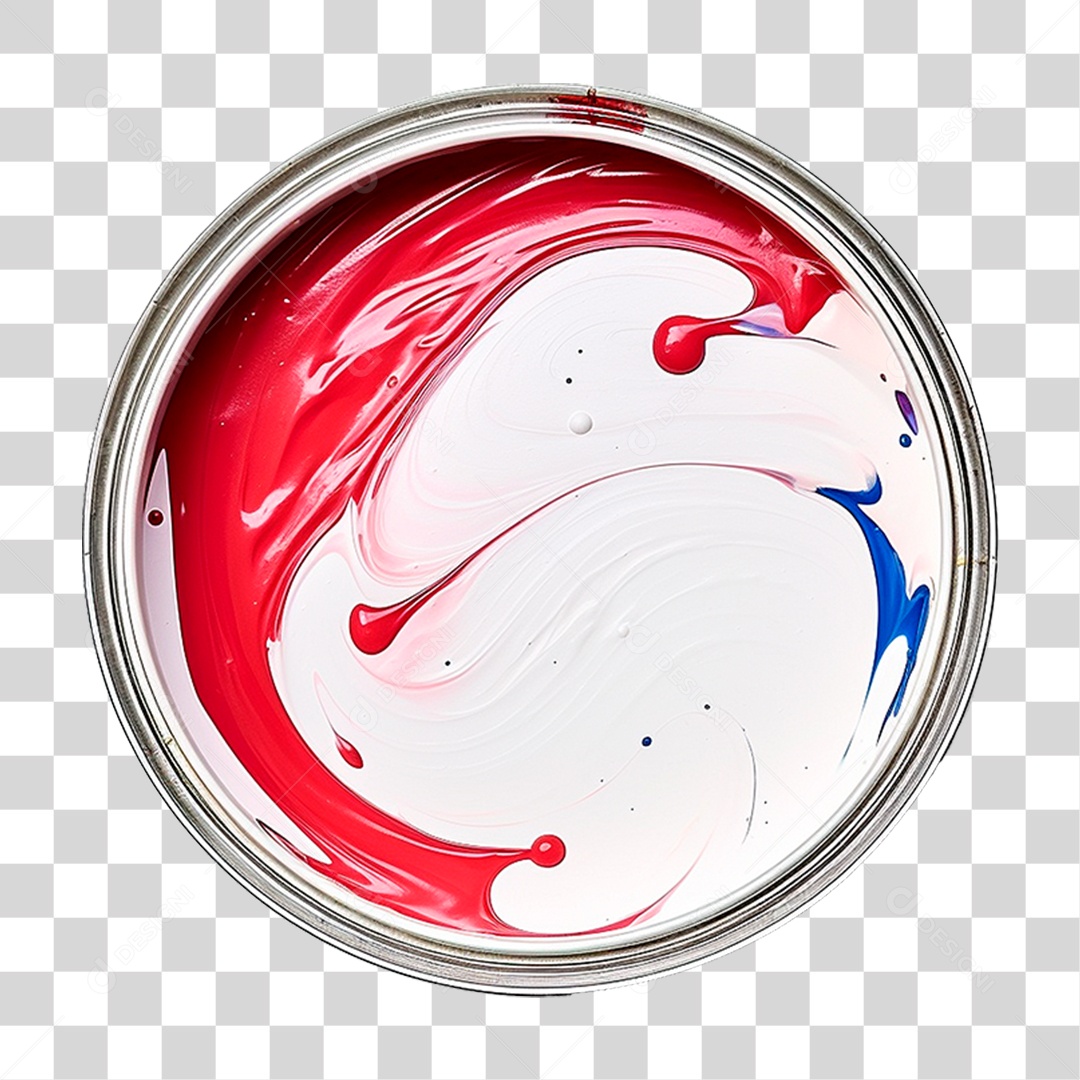 Lata de Tinta PNG Transparente