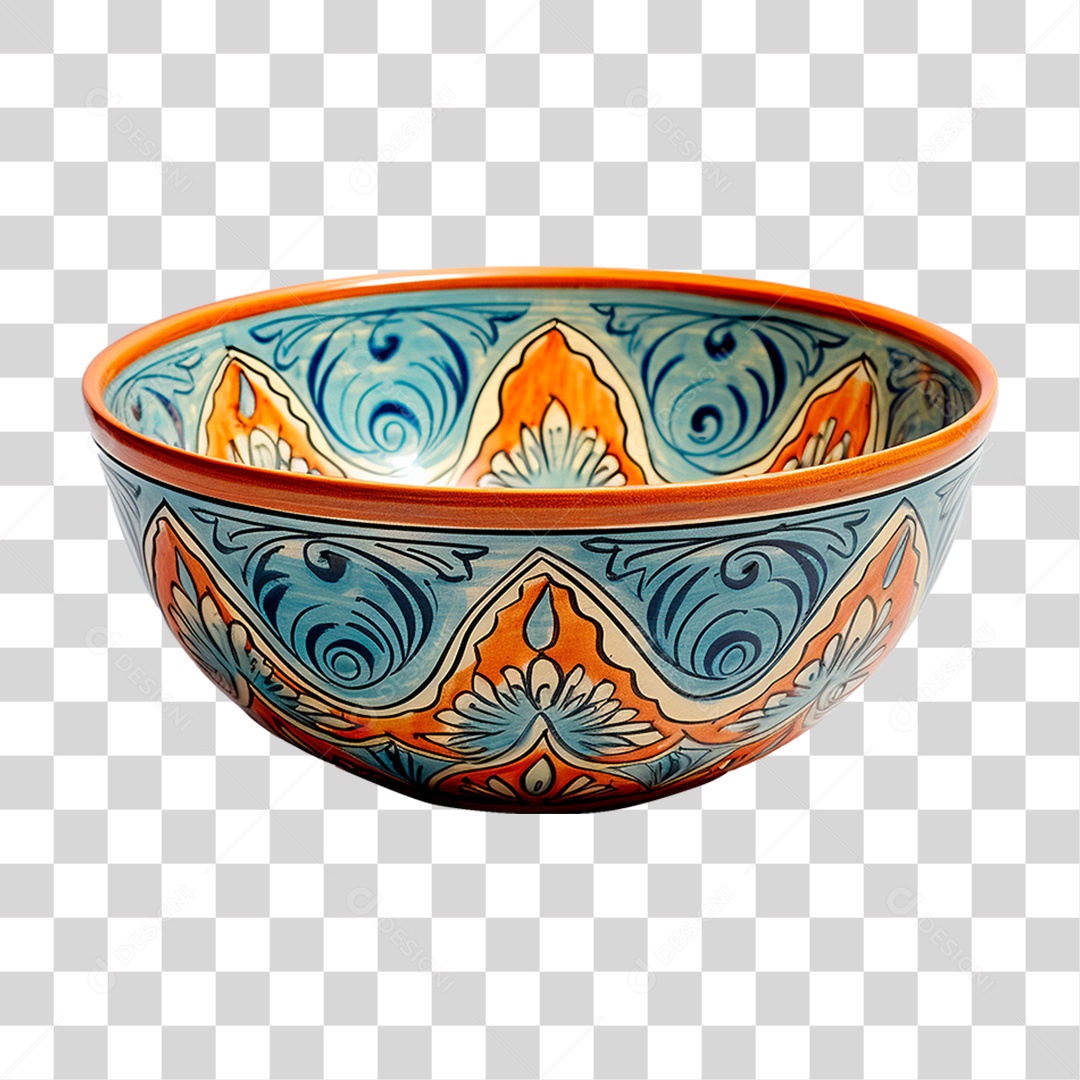 Tigela de Cerâmica PNG Transparente