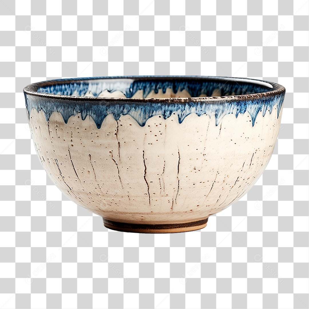 Tigela de Cerâmica PNG Transparente