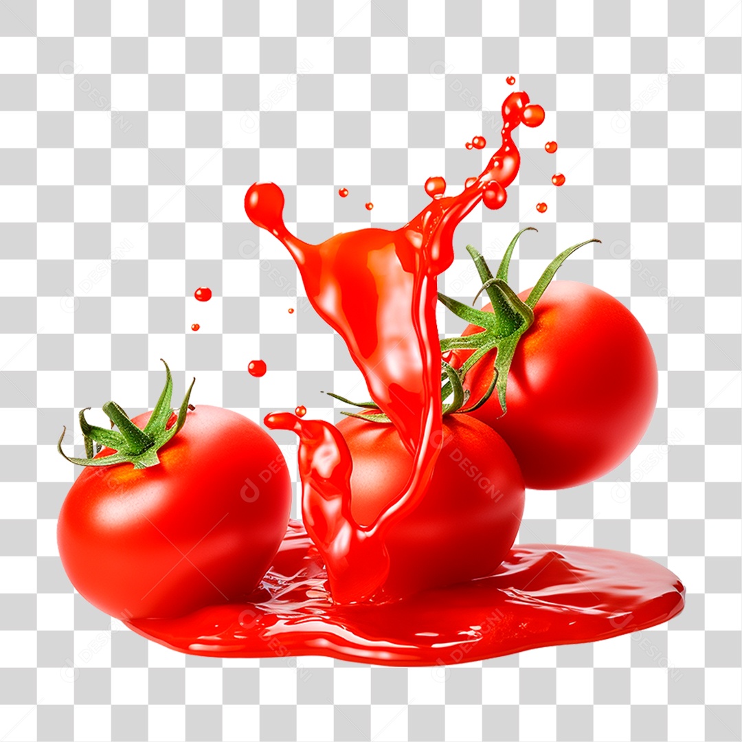 Tomate Maduro PNG Transparente