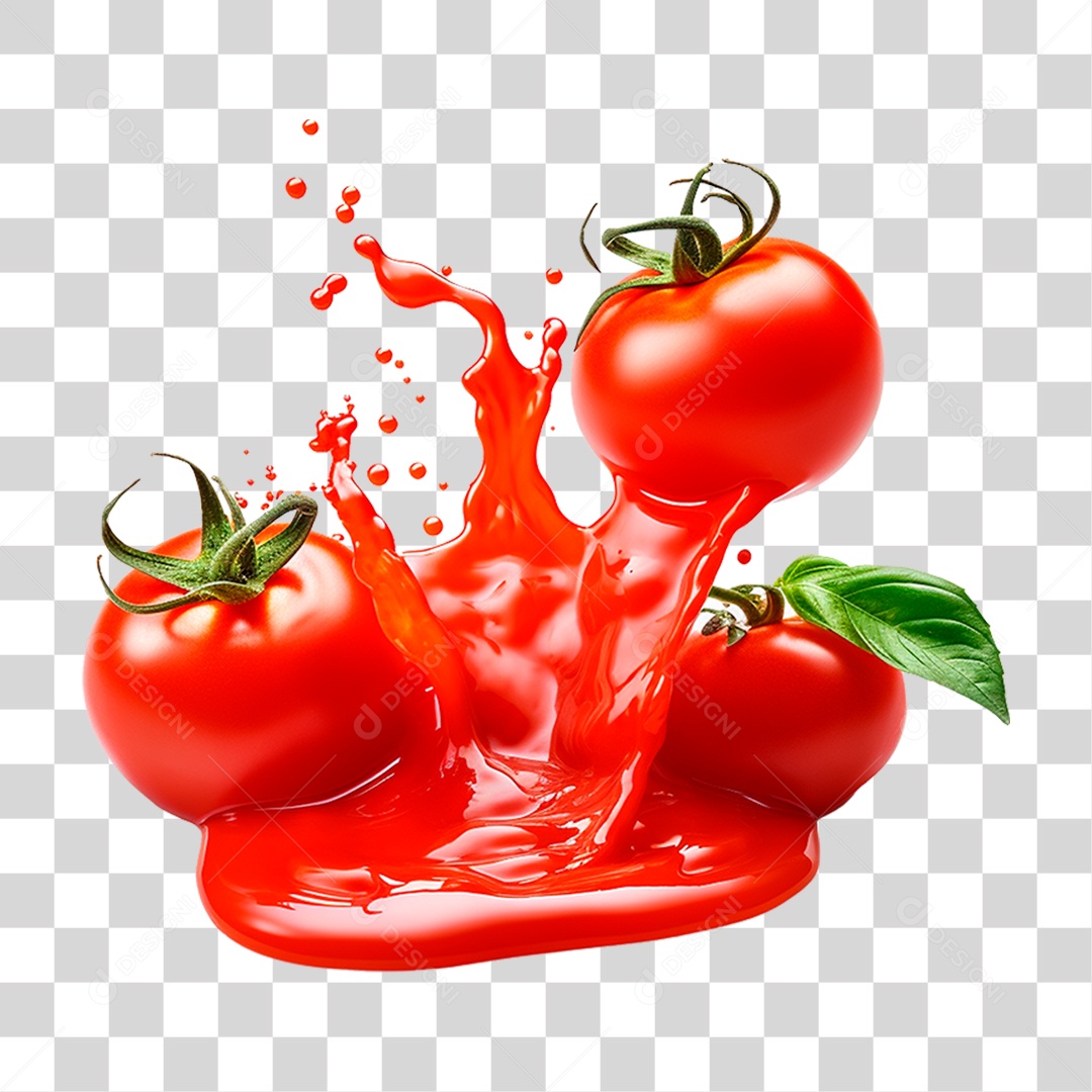 Tomate Maduro PNG Transparente