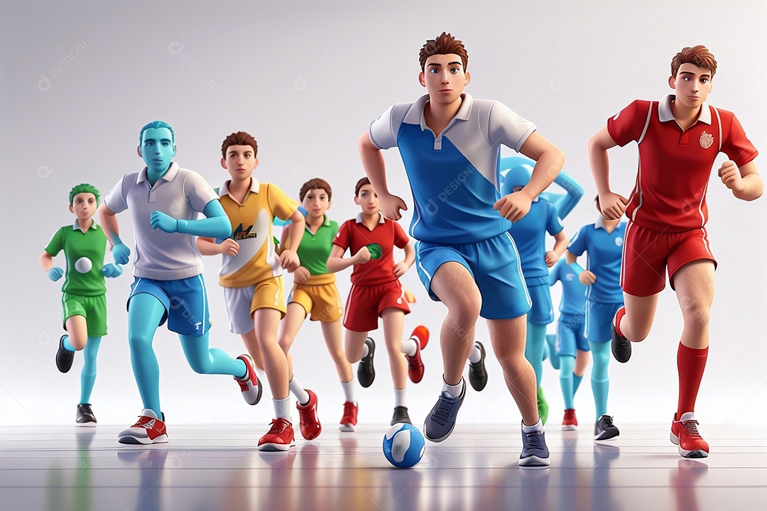 Olimpíadas imagem conceitual de um esporte olímpico IA generativa sobre fundo branco