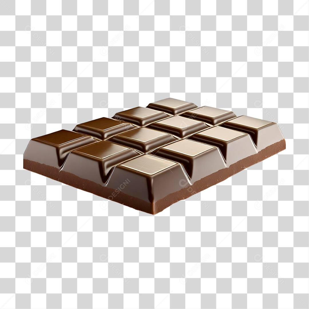 Barra de Chocolate PNG Transparente