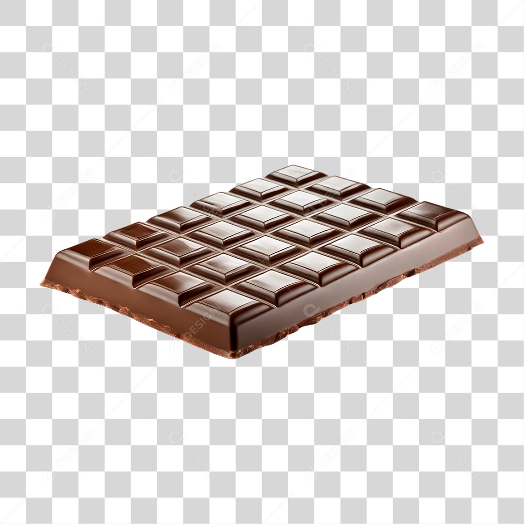 Barra de Chocolate PNG Transparente