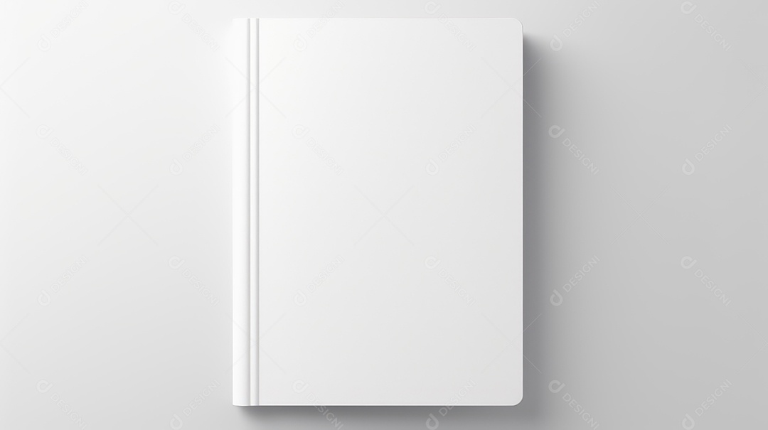 Livro em branco isolada em fundo branco