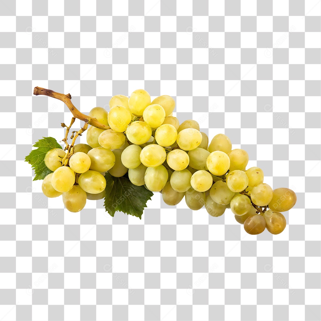 Cacho de Uva Verde PNG Transparente